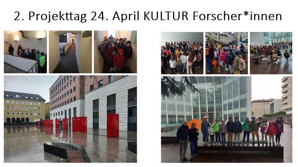 2, Projekttag 24. April KULTUR Forscherinnen
